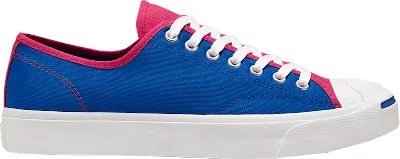 Pre-owned Converse Men's  Jack Purcell Happy Camper Sneakers In Game Royal/malachite