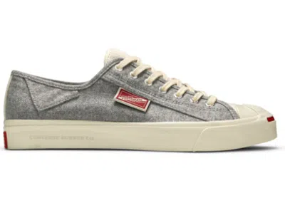 Pre-owned Converse Men's  Jack Purcell Ox Footpatrol Sneakers In Grey/ivory/egret In Multi