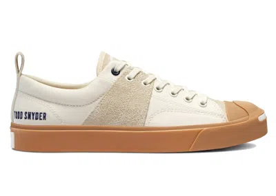 Pre-owned Converse Men's  Jack Purcell Todd Snyder Sneakers In Egret/gum