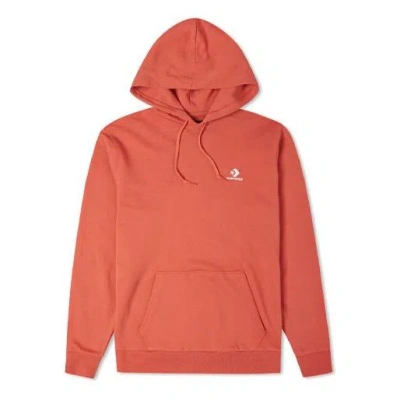 Converse Men's  Logo Embroidered Loose Knit Sports Brown Red In Pink