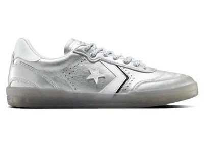Pre-owned Converse Men's  Louie Lopez Pro 2 Sneakers In Silver/white/black