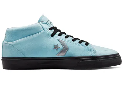Pre-owned Converse Men's  Louie Lopez Pro Mid Fucking Awesome Sneakers In Cyan Tint/black In Multi