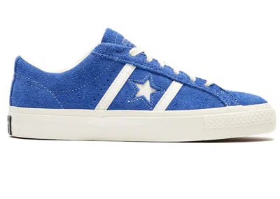 Pre-owned Converse Men's  One Star Academy Pro Ox Sneakers In Blue/egret
