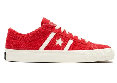 Pre-owned Converse Men's  One Star Academy Pro Ox Sneakers In Red/egret