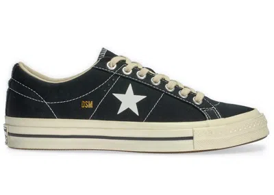 Pre-owned Converse Men's  One Star Canvas Ox Dover Street Market Sneakers In Black/egret