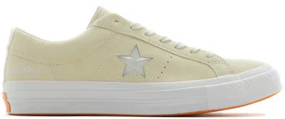 Pre-owned Converse Men's  One Star Ox Footpatrol Sneakers In Vanilla Custard/white