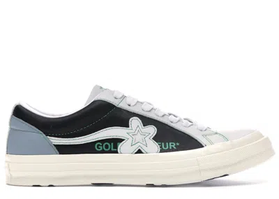 Pre-owned Converse Men's  One Star Ox Golf Le Fleur Industrial Pack Sneakers In Barely Blue/black/egret