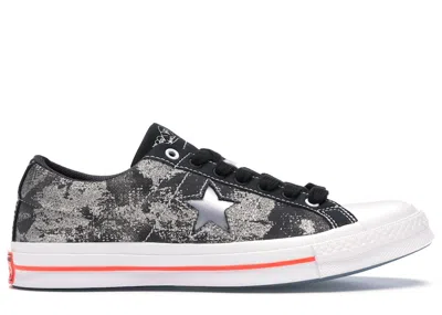 Pre-owned Converse Men's  One Star Ox Sad Boys Sneakers In Black/silver/red