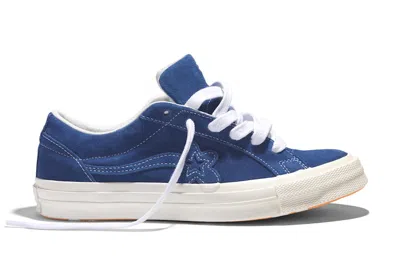 Pre-owned Converse Men's  One Star Ox Tyler The Creator Golf Le Fleur Mono Blue Sneakers In Limoges/white In Multi