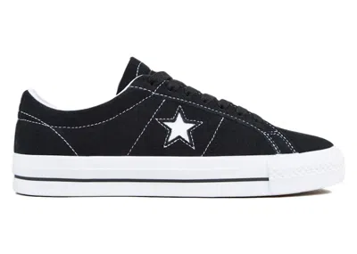 Pre-owned Converse Men's  One Star Pro Ox Sneakers In Black/white In Multi