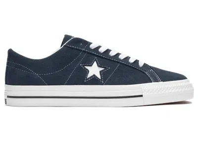 Pre-owned Converse Men's  One Star Pro Ox Sneakers In Navy Blue/white/black In Multi