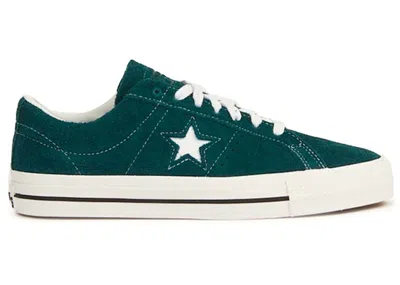 Pre-owned Converse Men's  One Star Pro Sneakers In Midnight Turquoise/black/white