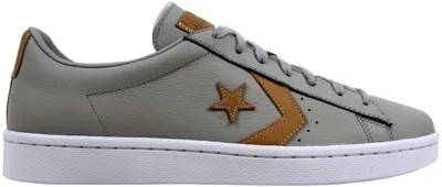 Pre-owned Converse Men's  Pl 76 Ox Sneakers In Ash Grey/tan