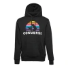 Converse Men's  Planet Set Po Athleisure Casual Sports Printing Knit Black