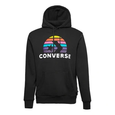 Converse Men's  Planet Set Po Athleisure Casual Sports Printing Knit Black