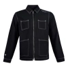 Converse Men's  Pocket Woven Long Sleeves Jacket Black