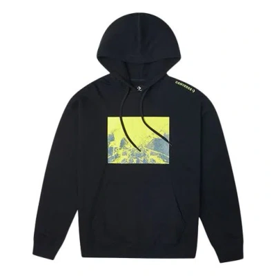 Converse Men's  Printing Sports Fleece Lined Black In Blue