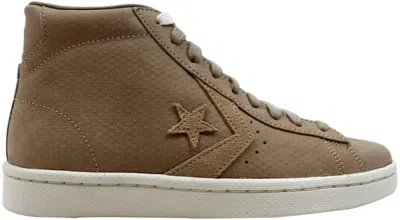 Pre-owned Converse Men's  Pro Leather 76 Mid Sneakers In Vintage Khaki