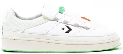 Pre-owned Converse Men's  Pro Leather 80 Low Sneakers In White/jet Stream/black