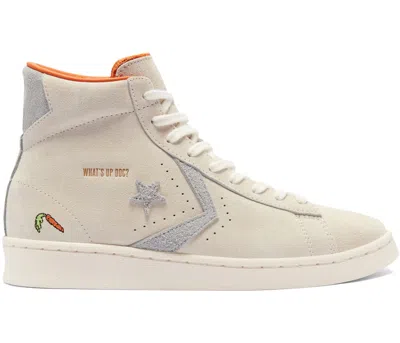 Pre-owned Converse Men's  Pro Leather Bugs Bunny 80th Anniversary Sneakers In Natural Ivory/egret/grey In Multi