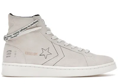 Pre-owned Converse Men's  Pro Leather High Midnight Studios Offwhite Sneakers In Egret/black In Multi