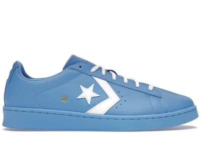 Pre-owned Converse Men's  Pro Leather Ox Shai Gilgeousalexander Chase The Drip Sneakers In University Blue/whit