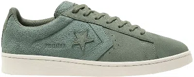 Pre-owned Converse Men's  Pro Leather Ox Sneakers In Lily Pad/pale Putty/black