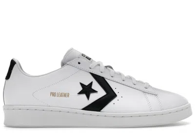 Pre-owned Converse Men's  Pro Leather Ox Sneakers In White/black In Multi
