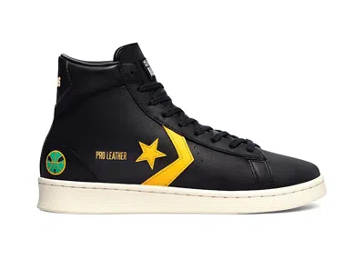 Pre-owned Converse Men's  Pro Leather Raygun Sneakers In White/orange/yellow In Multi