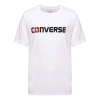 Converse Men's  Pure Cotton Alphabet Short Sleeve White