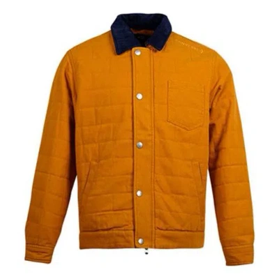 Converse Men's  Retro Casual Cargo Jacket Yellow