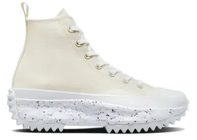 Pre-owned Converse Men's  Run Star Hike Crater Hi Sneakers In Egret/white