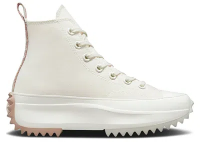 Pre-owned Converse Men's  Run Star Hike Hi Sneakers In Egret/hemp/desert Sand In Multi