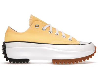 Pre-owned Converse Men's  Run Star Hike Ox Sneakers In Citron Pulse/white/black
