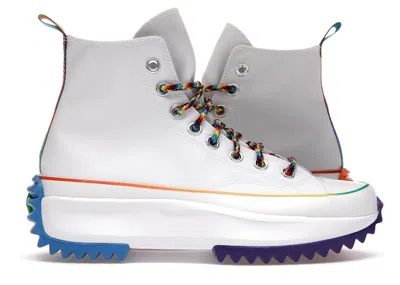Pre-owned Converse Men's  Run Star Hike Pride (2021) Sneakers In White