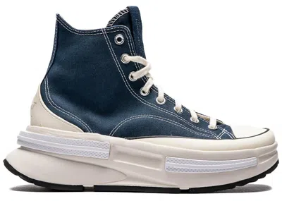 Pre-owned Converse Men's  Run Star Legacy Cx Hi Sneakers In Navy Blue/black/egret In Multi