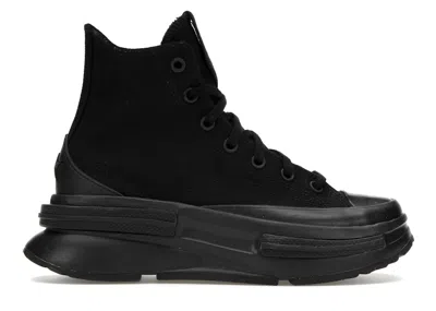 Pre-owned Converse Men's  Run Star Legacy Cx Platform High Mono Sneakers In Black