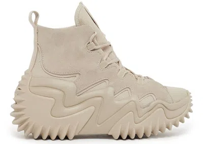 Pre-owned Converse Men's  Run Star Motion Cx Hi Workwear Sneakers In Beach Stone In Gray