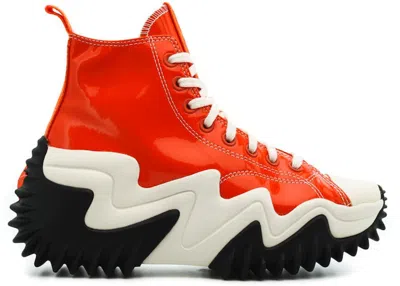 Pre-owned Converse Men's  Run Star Motion Sneakers In Bold Mandarin/black/white In Multi