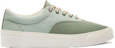 Pre-owned Converse Men's  Skidgrip Ox Sneakers In Oil Green/malachite Green