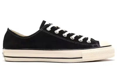 Pre-owned Converse Men's  Suede All Star Us Ox Sneakers In Black/white In Multi