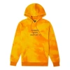 Converse Men's  Tie Dye Gradient Casual Sports Pullover Yellow