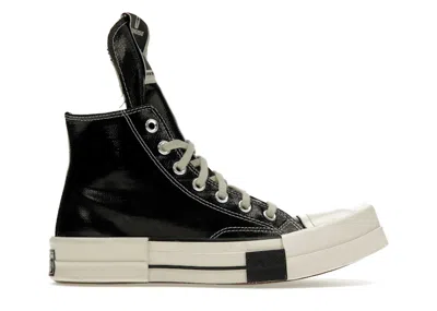 Pre-owned Converse Men's  Turbodrk Chuck Taylor All Star 70 Hi Rick Owens Drkshdw Lacquered Denim Sneakers In B In Multi