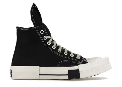 Pre-owned Converse Men's  Turbodrk Chuck Taylor All Star 70 Hi Rick Owens Drkshdw Sneakers In Black/white/egret In Multi
