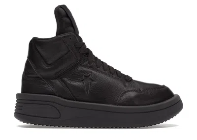 Pre-owned Converse Men's  Turbowpn Mid Rick Owens Drkshdw Sneakers In Clay In Brown