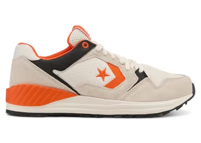 Pre-owned Converse Men's  Wave Trainer Sneakers In Vintage White/egret/orange In Multi