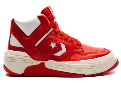 Pre-owned Converse Men's  Weapon Cx Mid Sneakers In University Red/white In Multi