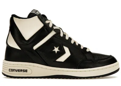 Pre-owned Converse Men's  Weapon Hi Natural Sneakers In Black/natural Ivory