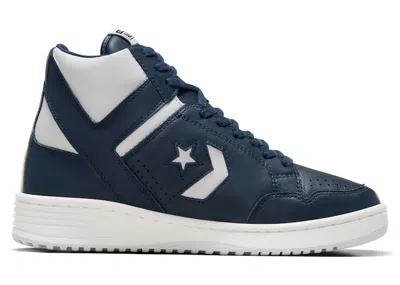 Pre-owned Converse Men's  Weapon Mid Sneakers In Obsidian/barely Grey