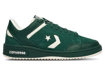 Pre-owned Converse Men's  Weapon Ox Sneakers In Green Envy/egret